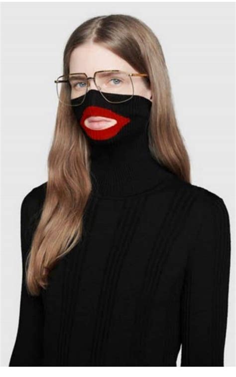 gucci black face jumper.